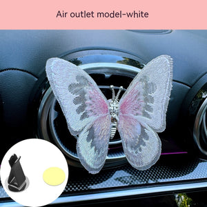 Moving Embroidery Butterfly Air Freshener