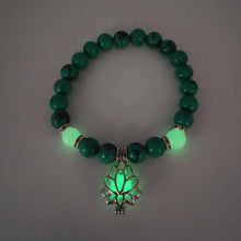 Load image into Gallery viewer, Energy Luminous Lotus Natural Stone Bracelet