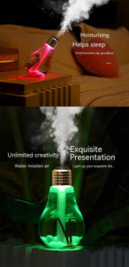 Colorful Light Bulb Humidifier