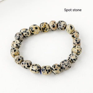 Natural Crystal Rolling Stone Bracelet