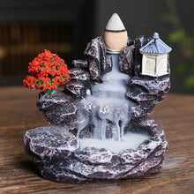 Load image into Gallery viewer, Backflow Sandalwood Ceramic Incense Burner