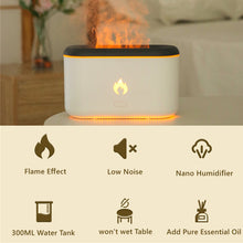 Load image into Gallery viewer, 3D Ultrasonic Flame Air Humidifier