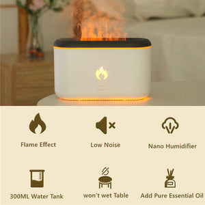 3D Ultrasonic Flame Air Humidifier