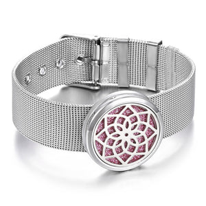 Stainless Steel Aromatherapy Bracelet Perfume Diffuser