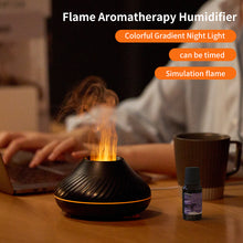 Load image into Gallery viewer, Aroma Essential Flame Air Humidifier - RGB