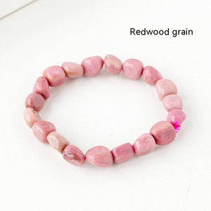 Natural Crystal Rolling Stone Bracelet