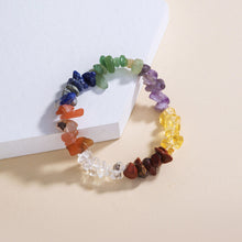 Load image into Gallery viewer, Natural Crystal Stone Elastic Bracelet