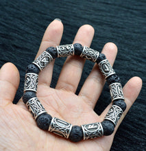 Load image into Gallery viewer, Volcanic Lava Stone Bracelet