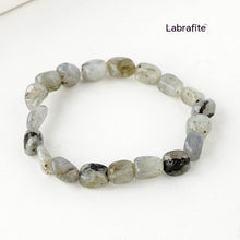 Load image into Gallery viewer, Natural Crystal Rolling Stone Bracelet