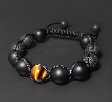 Volcanic Tiger Eye Stone Bracelet