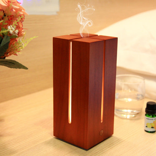 Stylish Wood Grain Aromatherapy Humidifier