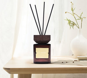 Wooden Lid Rattan Reed Diffuser Essential Oil