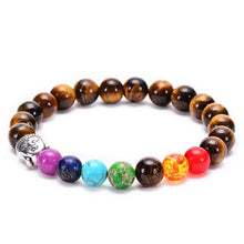 Load image into Gallery viewer, Seven Chakra Healing Beaded Bracelet