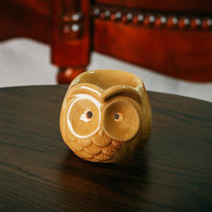 Ceramic Owl Furnace