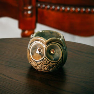 Ceramic Owl Furnace