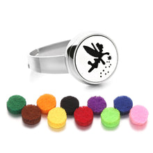 Load image into Gallery viewer, 12mm Stainless Steel Essential Oil Aromatherapy Ring