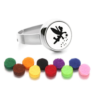 12mm Stainless Steel Essential Oil Aromatherapy Ring