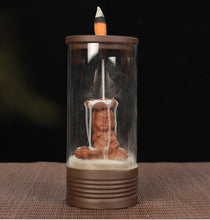 Load image into Gallery viewer, Backflow Incense Burner With Glass Cover