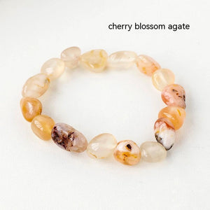 Natural Crystal Rolling Stone Bracelet