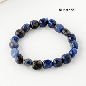 Natural Crystal Rolling Stone Bracelet