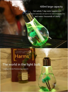 Colorful Light Bulb Humidifier