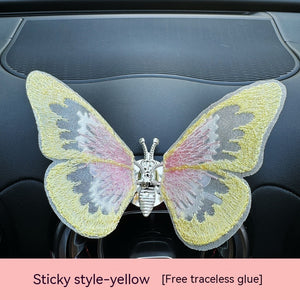 Moving Embroidery Butterfly Air Freshener