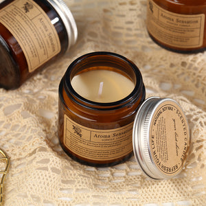 Brown Cup Smokeless Aromatherapy Candle