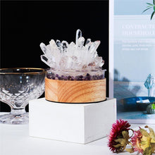 Load image into Gallery viewer, White Crystal Single Crystal Small Night Light