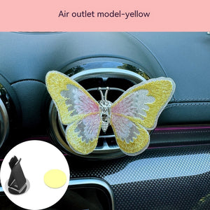 Moving Embroidery Butterfly Air Freshener