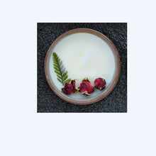 Load image into Gallery viewer, Dried Flower Ceramic Cup Candles