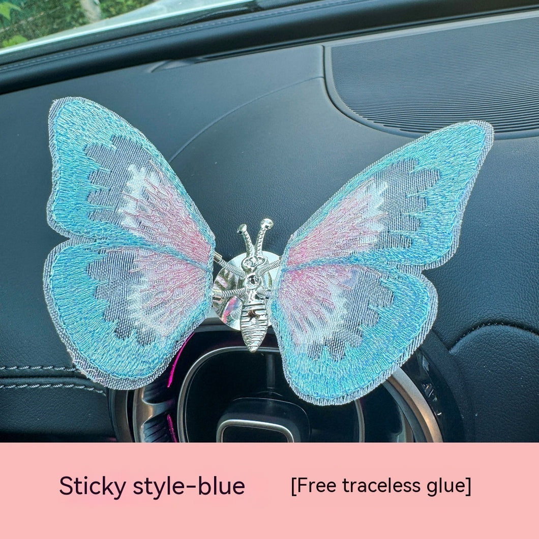 Moving Embroidery Butterfly Air Freshener