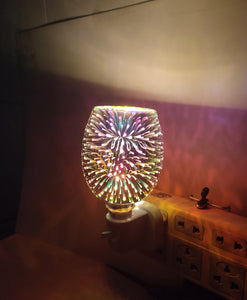 3D Glass Aromatherapy Wax Melting Lamp