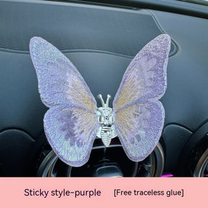 Moving Embroidery Butterfly Air Freshener