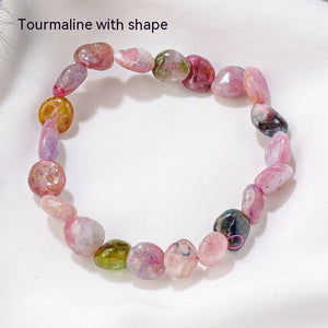 Natural Crystal Rolling Stone Bracelet