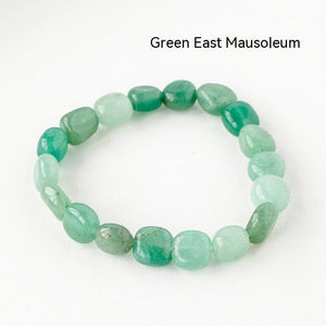 Natural Crystal Rolling Stone Bracelet