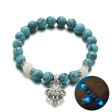 Load image into Gallery viewer, Energy Luminous Lotus Natural Stone Bracelet