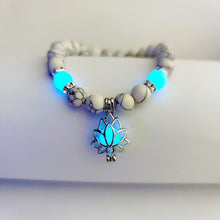 Load image into Gallery viewer, Energy Luminous Lotus Natural Stone Bracelet