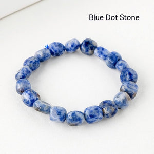 Natural Crystal Rolling Stone Bracelet