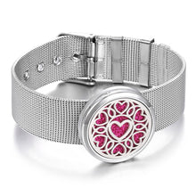 Load image into Gallery viewer, Stainless Steel Aromatherapy Bracelet Perfume Diffuser