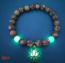 Load image into Gallery viewer, Energy Luminous Lotus Natural Stone Bracelet