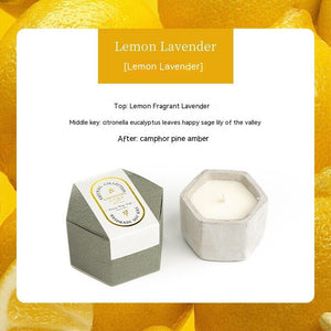 Handmade Cement Aromatherapy Candle