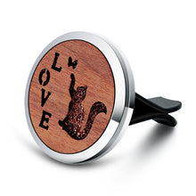 Load image into Gallery viewer, Car Hollow Wood Aromatherapy Clip