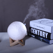 Load image into Gallery viewer, 3D Moon Light Humidifier Household