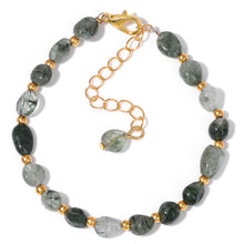 Load image into Gallery viewer, Women&#39;s Irregular Stone Bead Bracelet With Lobster Clasp