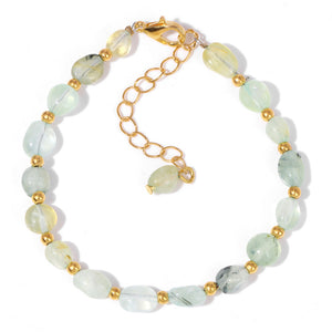 Women's Irregular Stone Bead Bracelet With Lobster Clasp