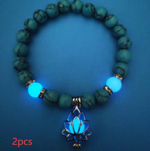 Load image into Gallery viewer, Energy Luminous Lotus Natural Stone Bracelet