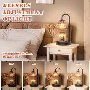 Adjustable Timer Candle Warmer Lamp