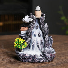 Load image into Gallery viewer, Backflow Sandalwood Ceramic Incense Burner