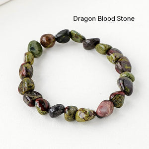 Natural Crystal Rolling Stone Bracelet