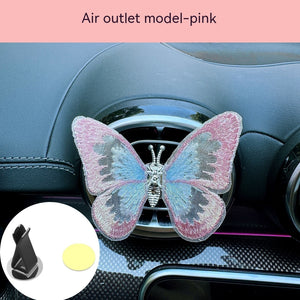 Moving Embroidery Butterfly Air Freshener